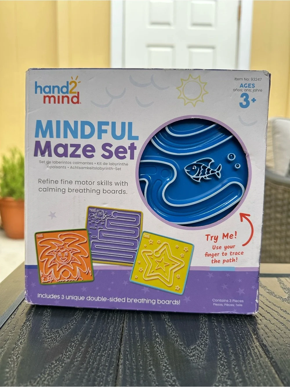 Educational Toys, Mindful Maze Set - Blue, Hand2mind